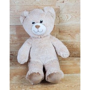 Adorable Build A Bear Tan Teddy Soft Cuddly 16" Plush Stuffed Animal Toy